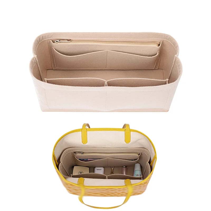 Luxury Bags Consignment - Tas masukkan Organizer kosmetik Felt untuk