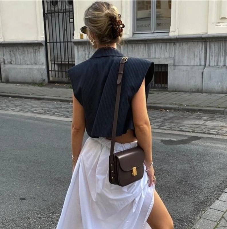 Luxury Bags Quiet - Tas Selempang Wanita Kulit Sapi Model