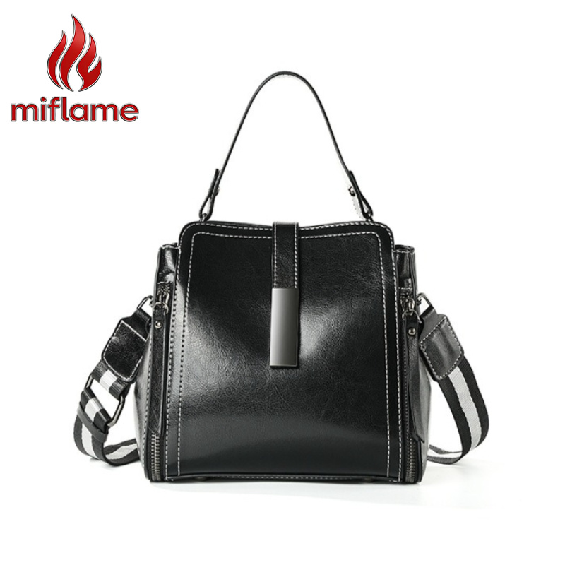 Luxury Bags Quiet - Tas Selempang Kulit Asli untuk Wanita,