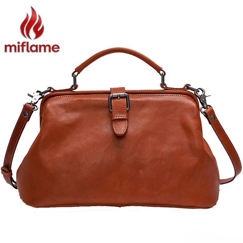 Luxury Bags Quiet - Tas Selempang Kulit Asli untuk Wanita,