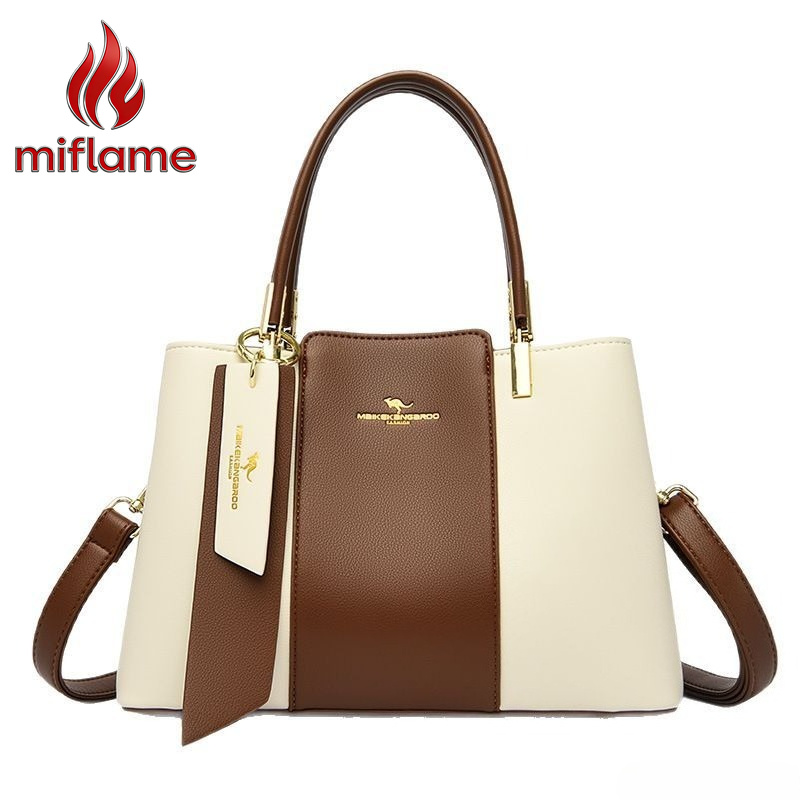 Luxury Bags Quiet - Tas Tote Kulit Asli untuk Wanita,