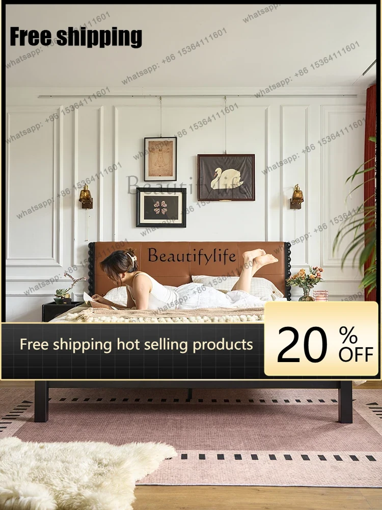 Luxury Bags Direct - Tempat Tidur Kulit Asli Mewah Gaya