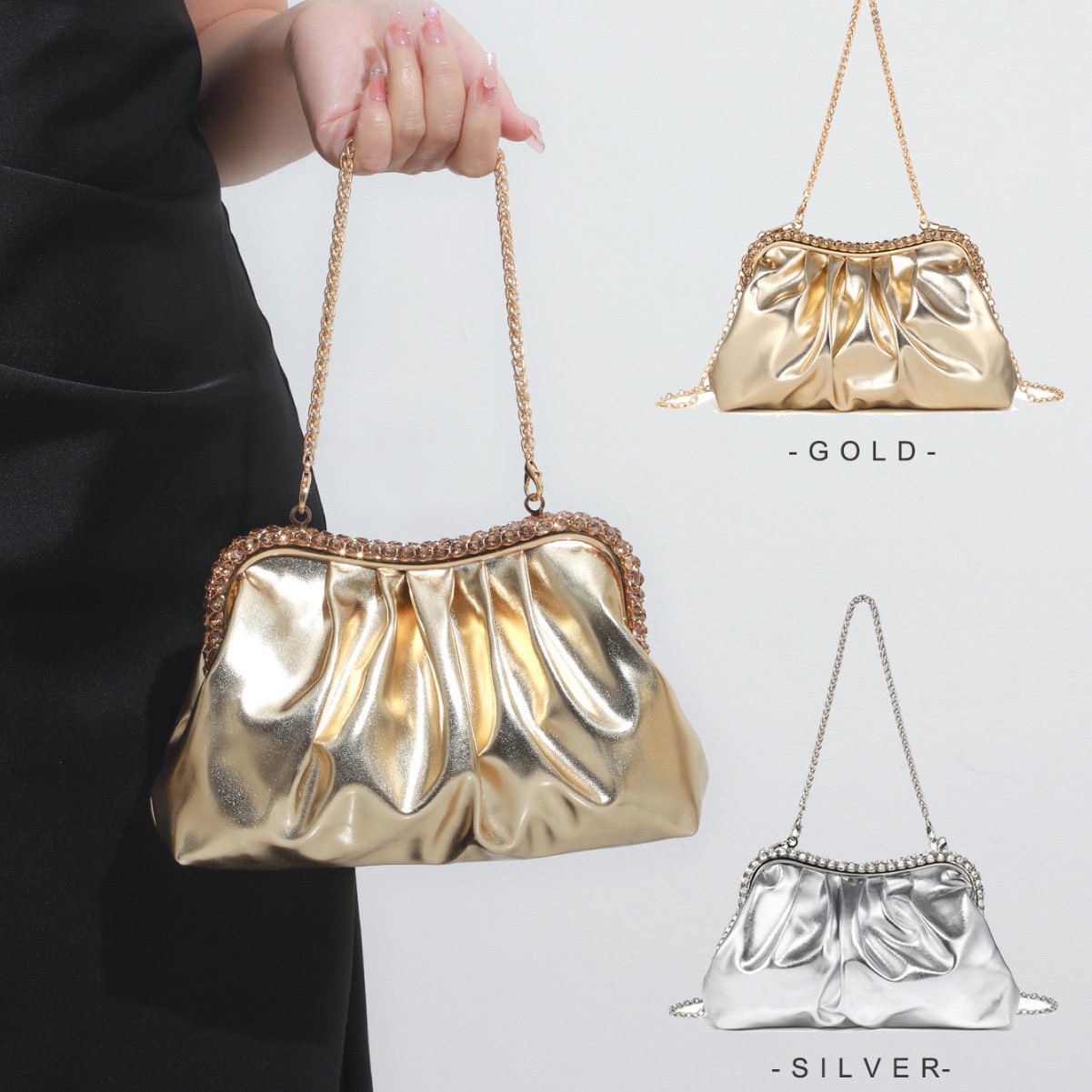 Luxury Bags Quiet - Tas selempang mewah premium berbahan kulit