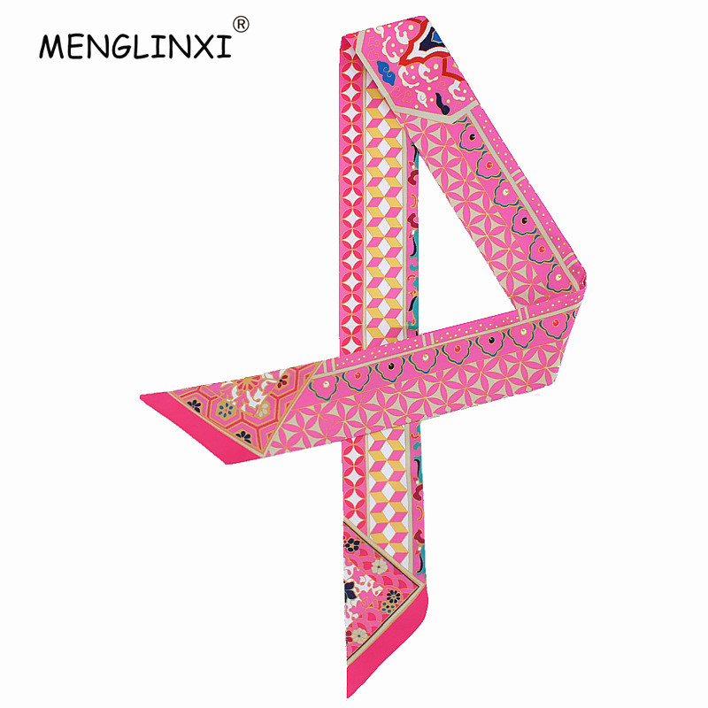 Luxury Bags Shopping - Baru geometris motif bunga syal sutra