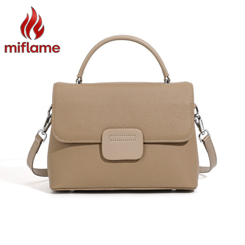 Luxury Bags Quiet - Tas Selempang Kulit Asli untuk Wanita,