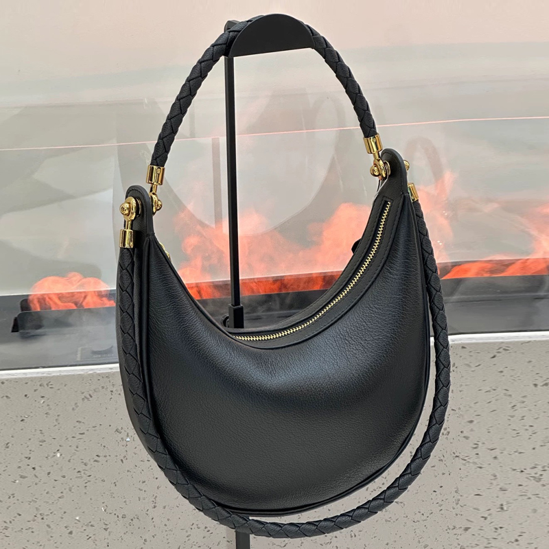 Luxury Bags 2026 - Tas Selempang Bulat Klasik Tipis untuk