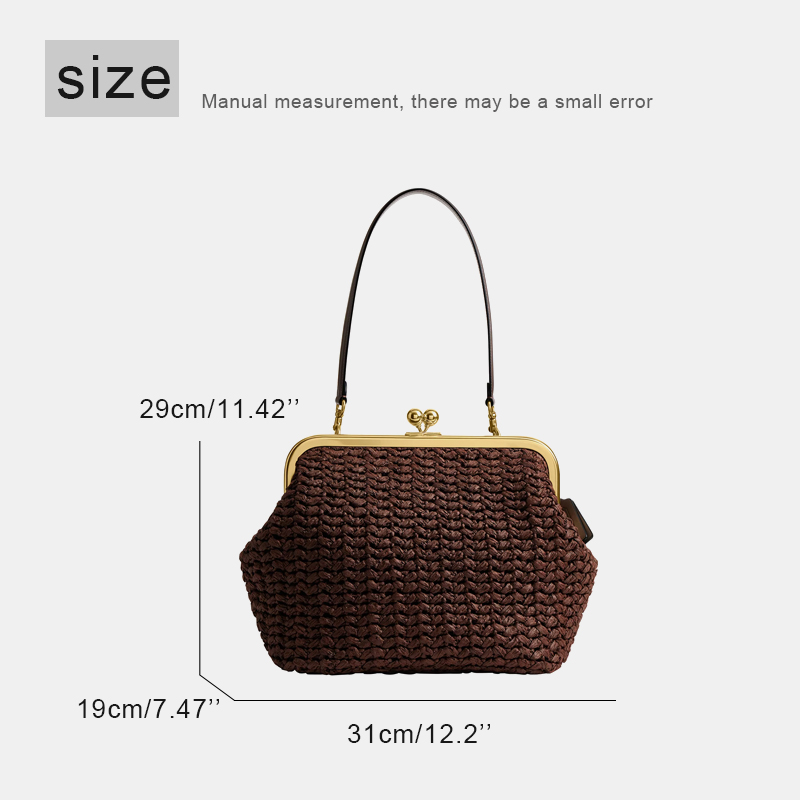 Tas Pantai Raffia Anyaman Tang - Luxury Bags 2026 ulasan dan harga