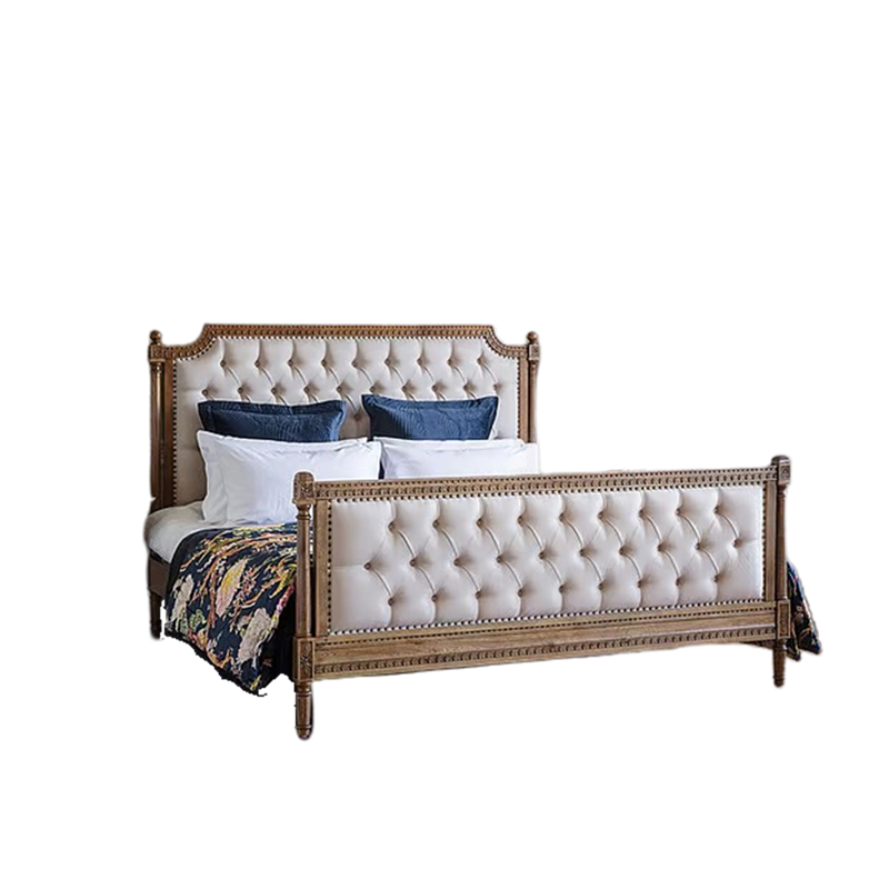 Tempat Tidur Double Kayu Solid - Luxury Bags Direct ulasan dan harga