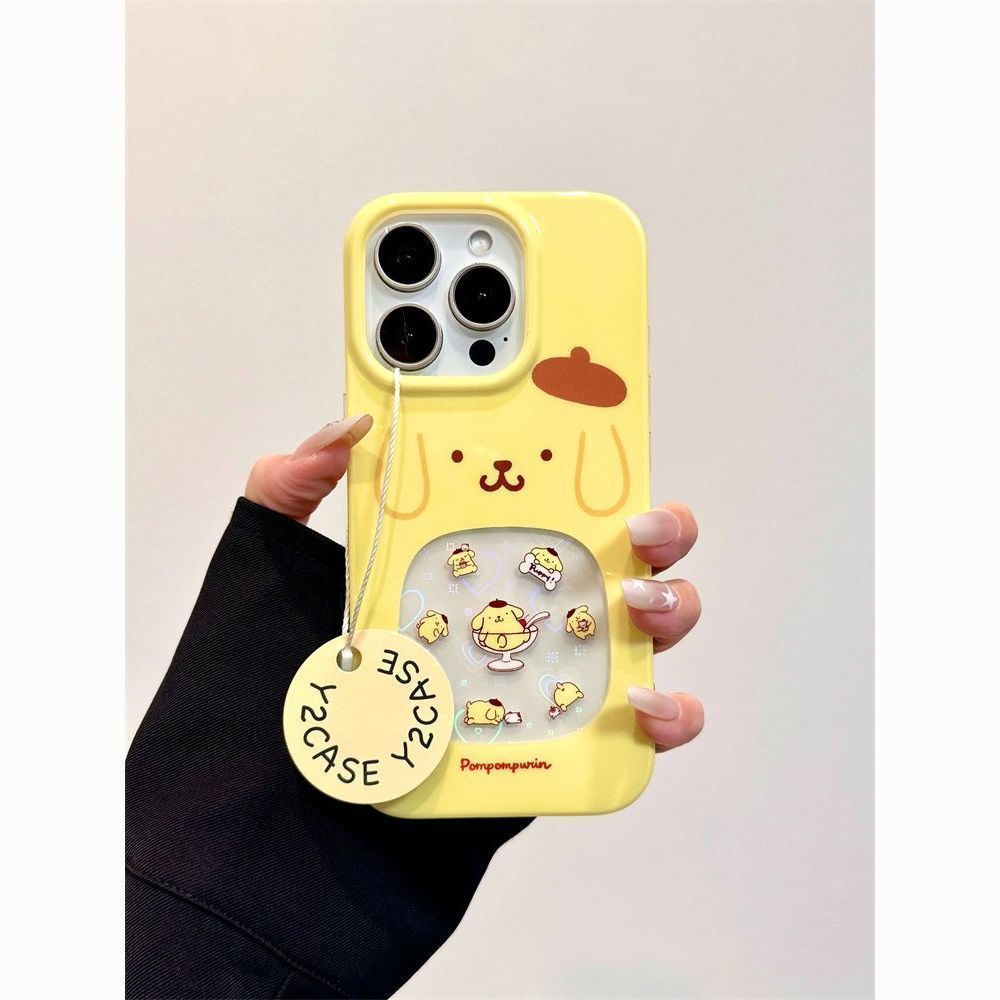 Casing HP Lucu Kartun Pompom P - Luxury Bags From Japan ulasan dan harga