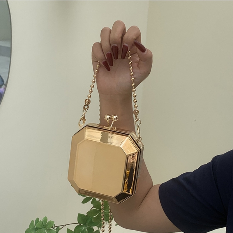 Tas Selempang Kotak PVC Kecil  - Luxury Bags Shopping ulasan dan harga