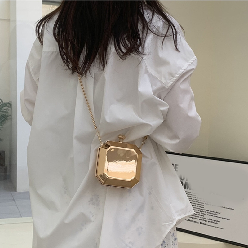 Tas Selempang Kotak PVC Kecil  - Luxury Bags Shopping ulasan dan harga