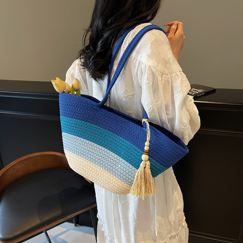 Tas Tote Bahu Desain Tenun Tal - Luxury Bags Consignment ulasan dan harga