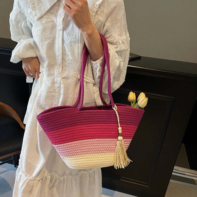 Tas Tote Bahu Desain Tenun Tal - Luxury Bags Consignment ulasan dan harga