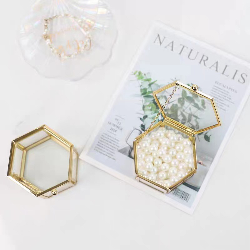 Kotak Cincin Heksagonal Mewah  - Luxury Bags List ulasan dan harga