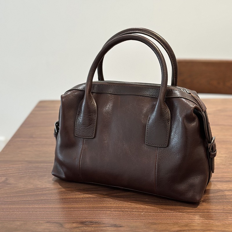 Tas Boston Kulit Asli untuk Wa - Luxury Bags Quiet ulasan dan harga