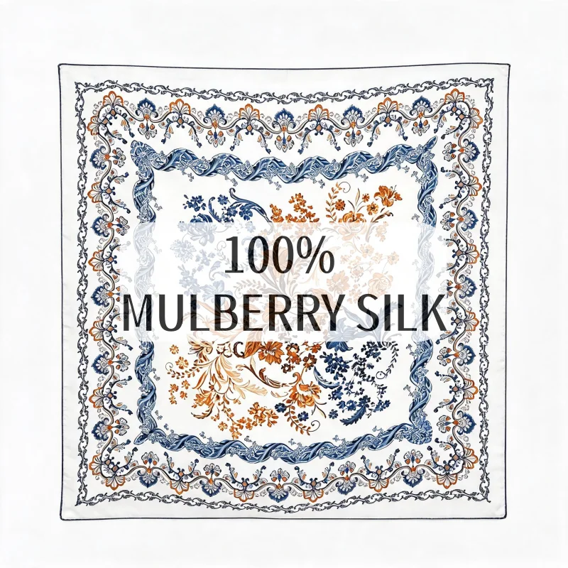 Syal Persegi Sutra Mulberry 10 - Luxury Bags Online ulasan dan harga