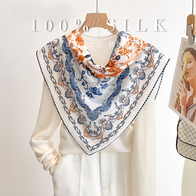Syal Persegi Sutra Mulberry 10 - Luxury Bags Online ulasan dan harga