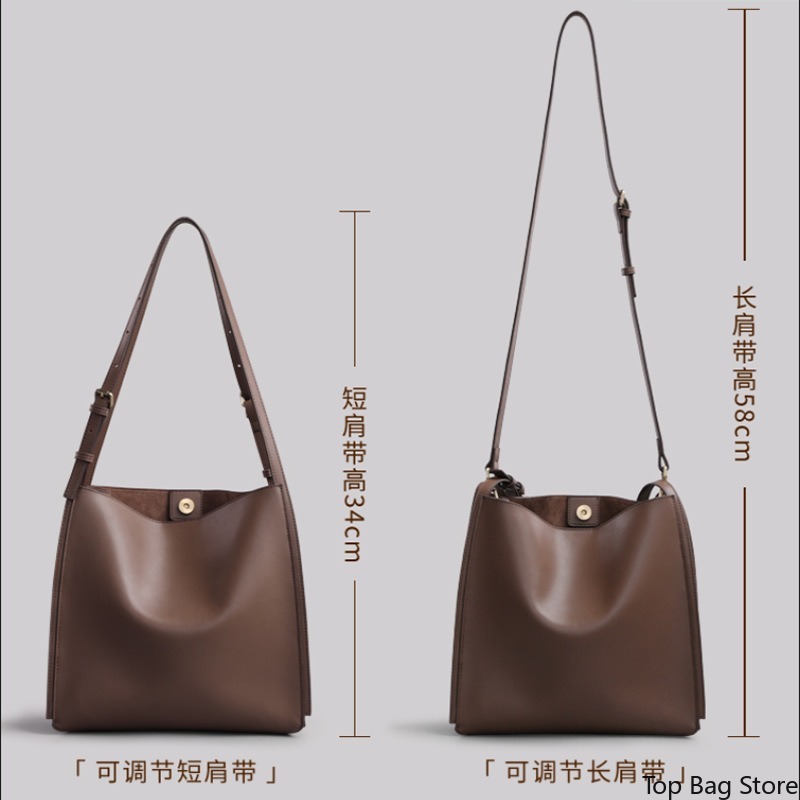 Tas Kulit Asli Model Bucket un - Luxury Bags Quiet ulasan dan harga