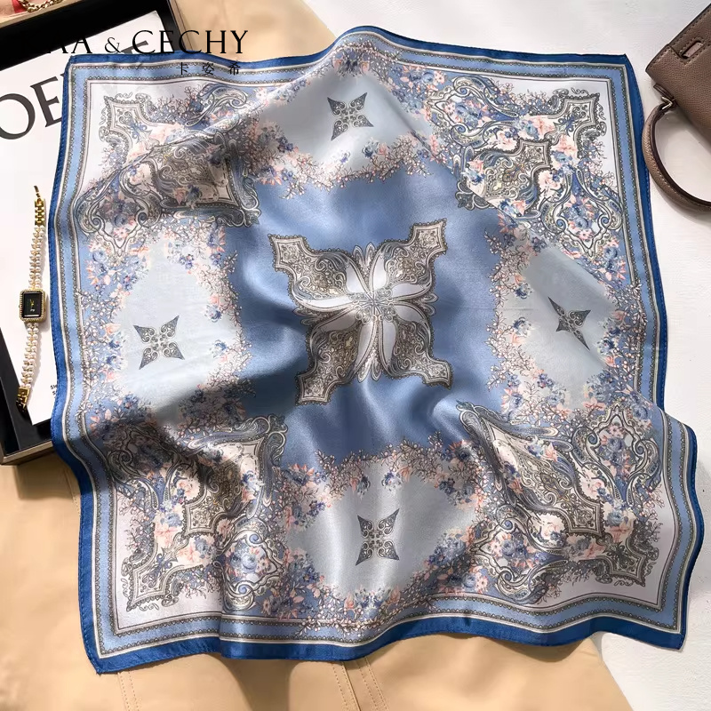 Syal Persegi Sutra Murbei 100% - Luxury Bags Online ulasan dan harga